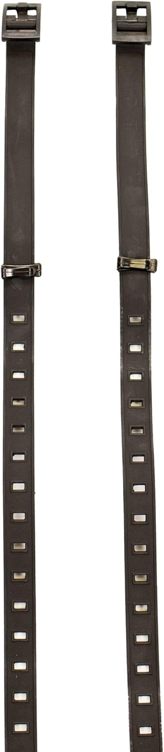 Scuba Choice Diving Rubber Knife Straps - Pair, Black, 20" Long for Secure Attachment