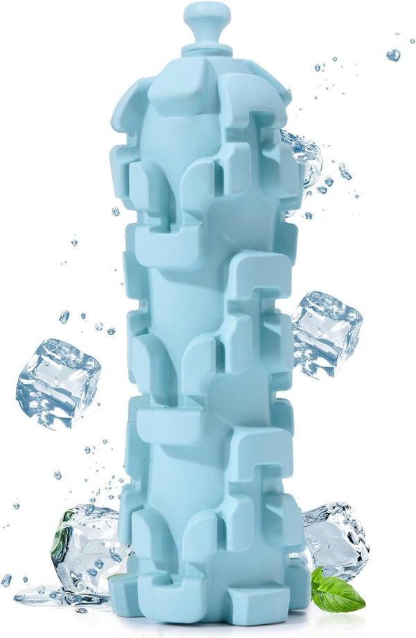 Ice Lolly Dog Toys for Aggressive Chewers, Tough Chew Toys for Medium Large Dogs, Nearly Indestructible Rubber Toy