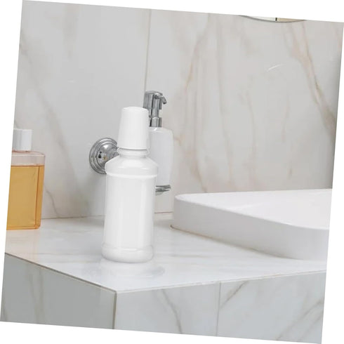 6pcs FOMIYES Portable Plastic Mouthwash Container Graduation Line for Travel Oral Cleaner Bottle for Outdoor Activities