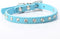 Rhinestone Dog Collar, Cute Dazzling Sparkling Elegant Fancy Suede Leather 1 Row Bling Crystal Jeweled Small Pet Cat