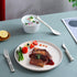 Generic 3PCS Set 3 1 Wheat Straw Cutlery, Reusable Utensils Portable Travel in Spoon Fork Knife Tableware