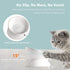 Cat Food Bowls, 10 OZ Elevated Bowls for Cats and Small Dogs, Tilted Feeder with Raised Stand, 1pcs