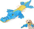 Homounter Dog Toys Cute Crocodile Squeaky Plush Pet Toy for Small to Large