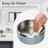 Stainless Steel Dog Bowls for Small Dogs, 40 Ounces/5 Cup - Double Wall Weighted Dish with Non Slip Silicone Base