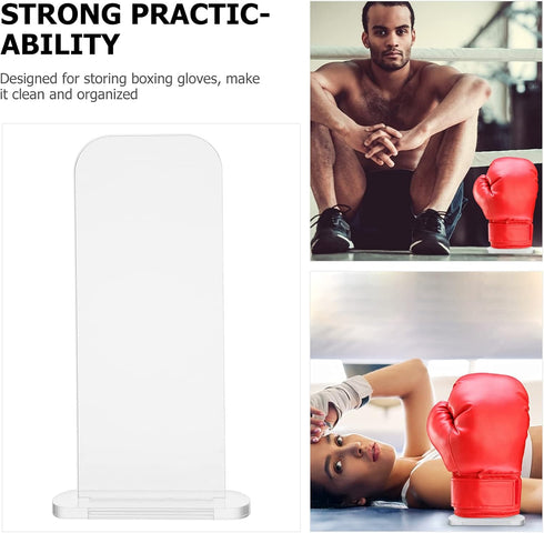 NUOBESTY Boxing Gloves Display Stand, Vertical Holder Rack for Boxing Gloves and Baseball Gloves