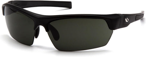 Venture Gear Tensaw Safety Glasses, Black Frame, Polarized Forest Gray Lens