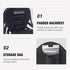 Universal Adjustable Kayak Seat, Fishing Boat Seat with Storage Bag for Kayaking and Canoeing