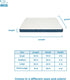 Best Pet Supplies Cute Dog Crate Mat - Waterproof Exterior, Thick Orthopedic Egg Foam Mattress - Blue, 24X16X3