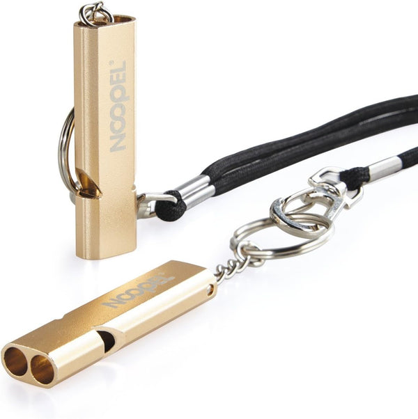 Noopel Emergency Whistles, Lifeguard Safety Whistle with Lanyard for Outdoor Camping and Hiking