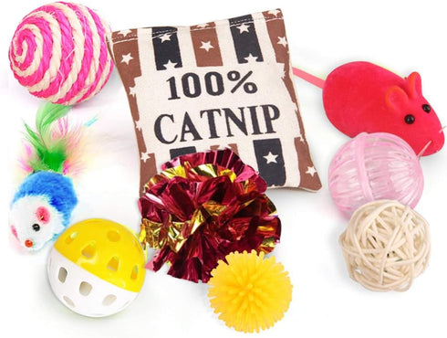 Cat Toys Variety Pack - 20 Pieces & Pet Gifts for Christmas