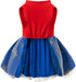 4th of July Dog Dress for Small Dogs Girl Patriotic Dog Clothes,Pet Cat Apparel (Medium)