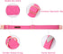 Elegant Little Tail Pink Dog Collar and Leash, Durable Adjustable Leather Collar for Small Dogs