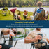 GCI Outdoor Comfort Pro Camping Chair | Collapsible Folding Chair with Durable Armrests, Drink Holder & Portable Carry