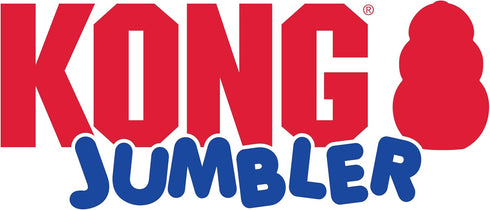 KONG Jumbler Ball - Interactive Dog Toy for Dog & Puppy Playtime, Fetch Toy with Tennis Ball, Supplies for Engaging