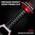 11" 40lbs 360 Ghosthorn Aluminum Alloy Fish Lip Gripper with Scale - Saltwater Fishing Grabber Tool, Swivel Non-Slip