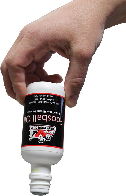 Game Room Guys 4oz Foosball Rod Silicone Lubricant Bottle No Spill Dauber Applicator - Made in The U.S.A.