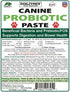 Dogzymes Canine Probiotic Paste, Beneficial Bacteria-Enzyme 2.3 Billion CFU/gm Saccharomyces boulardii Organic Dried