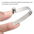 PATIKIL 10x8mm Kayak Paddle Snaps, 5 Pack Pole Push Button Spring Clips Steel Hollow Button Locking Tube Single Pin for
