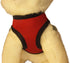 Soft No Pull Step-in Dog Harness, Small Dog XXS XS Vest for Teacup, Chihuahua, Yorkie, Pomeranian, Red Mesh