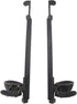 NovelBee Adjustable Locking Foot Braces Pedals for Kayak Boat Direction Control (Left and Right)