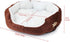 Cute Paw Print Comfortable Pets Dog Cats Nest Mat Pad - Soft Fleece Bed (Coffee)