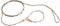 Alvalley Nylon Dog Training Leash with Stopper - Adjustable Nylon Rope Comes with Braided Leather at Ends - Tagua Bead Stopper Slip Lead - Suitable for Walking, and Training