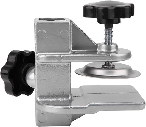 Health Gear Pet Grooming Table Clip - Adjustable Aluminum Arms Clamp for Professional and Home Use (Grey)