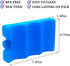 Packs Packs JMEXSUSS Reusable Ice for Cooler, Long Lasting Breastmilk Bottle Storage, Freezer Can Cooler for Lunch