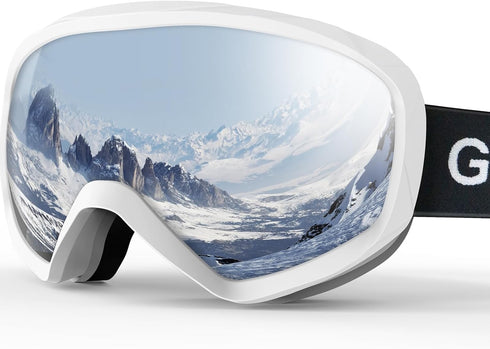 OTG Ski Goggles, 100% UV Protection Anti Fog for Men, Women, Adult, and Youth