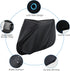 Outdoor Waterproof Bicycle Cover with Lock Hole, Dust Wind Snow Proof Bike Storage for Mountain Bike