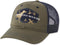 Southern Marsh Trucker Hat featuring Hunting Dog