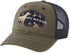 Southern Marsh Trucker Hat featuring Hunting Dog