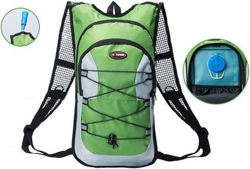 Hydration Pack Backpack Water Rucksack Bladder Bag for Cycling Hiking Climbing + 2L Hydration Bladder