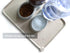 Hoki Found Large Silicone Pet Food Mats Tray - Non-Slip Waterproof Dog Cat Feeding Mat in Cream Brown