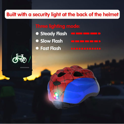 Kids Helmet Set, Toddler Helmet for Boys & Girls Age 3-8 with Knee, Elbow Pads, Wrist Guards for Bike, Skating