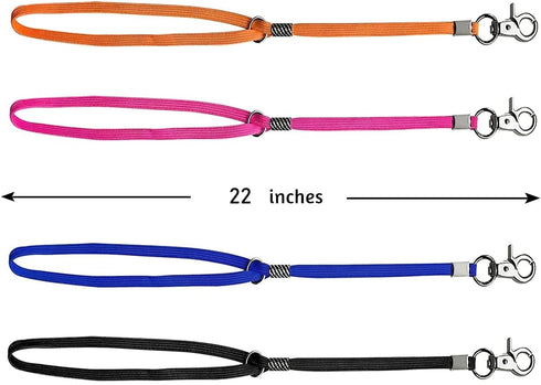 Pet Dog Grooming Loop, Adjustable Nylon Restraint Noose, Safety Tether Straps for Grooming Table, 4 Pack
