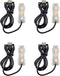 Flylin 4PCs 5V USB Aquarium Light, Small LED Lighting Lamp for Desktop Fish Tank Indoor Water Garden (Colorful)