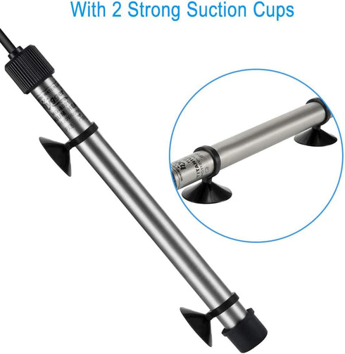 hygger 802 Aquarium Titanium Heater Tube Replacement Rod (500W) - Controller Excluded
