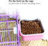 Dog Crate Bowl for Cage, 2PCS Detachable Stainless Steel Pet Food Bowls, Hanging Anti-overturning Water Feeder Container