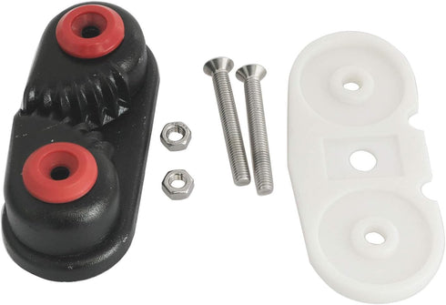 heyous Boat Cleat, Rope Cleat, Fast Entry Cam Cleat for Line Sizes Up to 5/8-Inch, Aluminum Marine Accessories