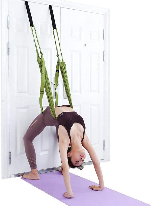 Yoga Fitness Stretching Strap, Adjustable Leg Stretcher for Back Bend Assist, Home Gym Equipment for Flexibility
