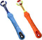Orgrimmar 2 PCS 3-Sided Pet Toothbrush for Dogs and Cats, Dental Care, Removes Bad Breath and Tartar