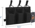KRYDEX Triple/Double/Single Open-Top Mag Pouch for 5.56 .223 Magazine with 1911 HK45 Glock 9mm Pouch
