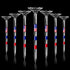 Plastic Golf Tees, Unbreakable 3 1/4" Pack of 50/80, Reduces Friction & Side Spin, Multiple Colors, USA Flag