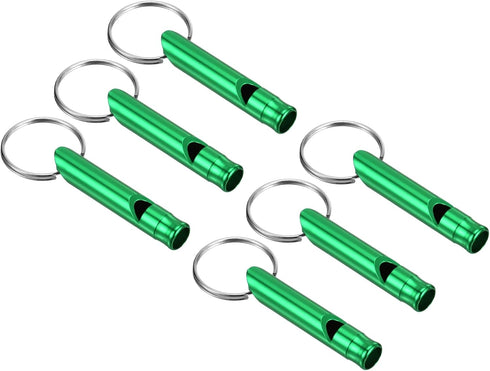 PATIKIL Emergency Whistles, Safety Whistle with Keychain for Outdoor Survival, Loud Sound Aluminum for Camping Hiking