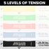 Serious Steel Fitness Mini Resistance Loop Bands | 12" Exercise Workout Bands, Rehab and Prehab Stretch Bands