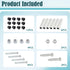 Golf Cart Rear Leaf Spring Bushing Kits with Screw Nut, Suitable for EZGO PDS & TXT Gas and Electric
