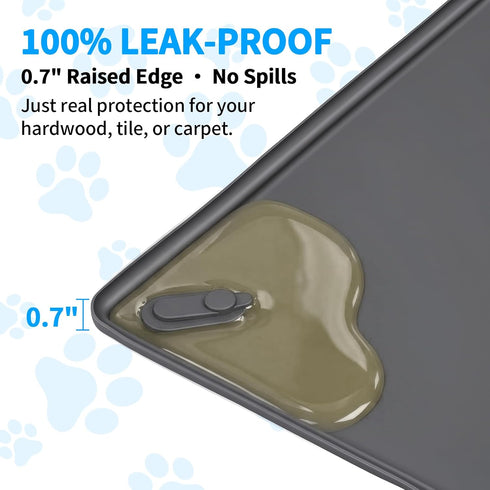 4 17.5x23.5 Inch Dog Pee Pad Holder with Magnetic Corner Clips, Silicone Small Silicone Non-Slip Base Puppy Potty
