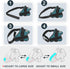 Bolux Dog Harness - No-Pull Reflective Vest, Breathable Adjustable Pet Harness for Outdoor Walking (Turquoise, XS)