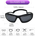 TERAISE Motorcycle Riding Glasses Safety Ski Goggles Adjustable Sunglasses